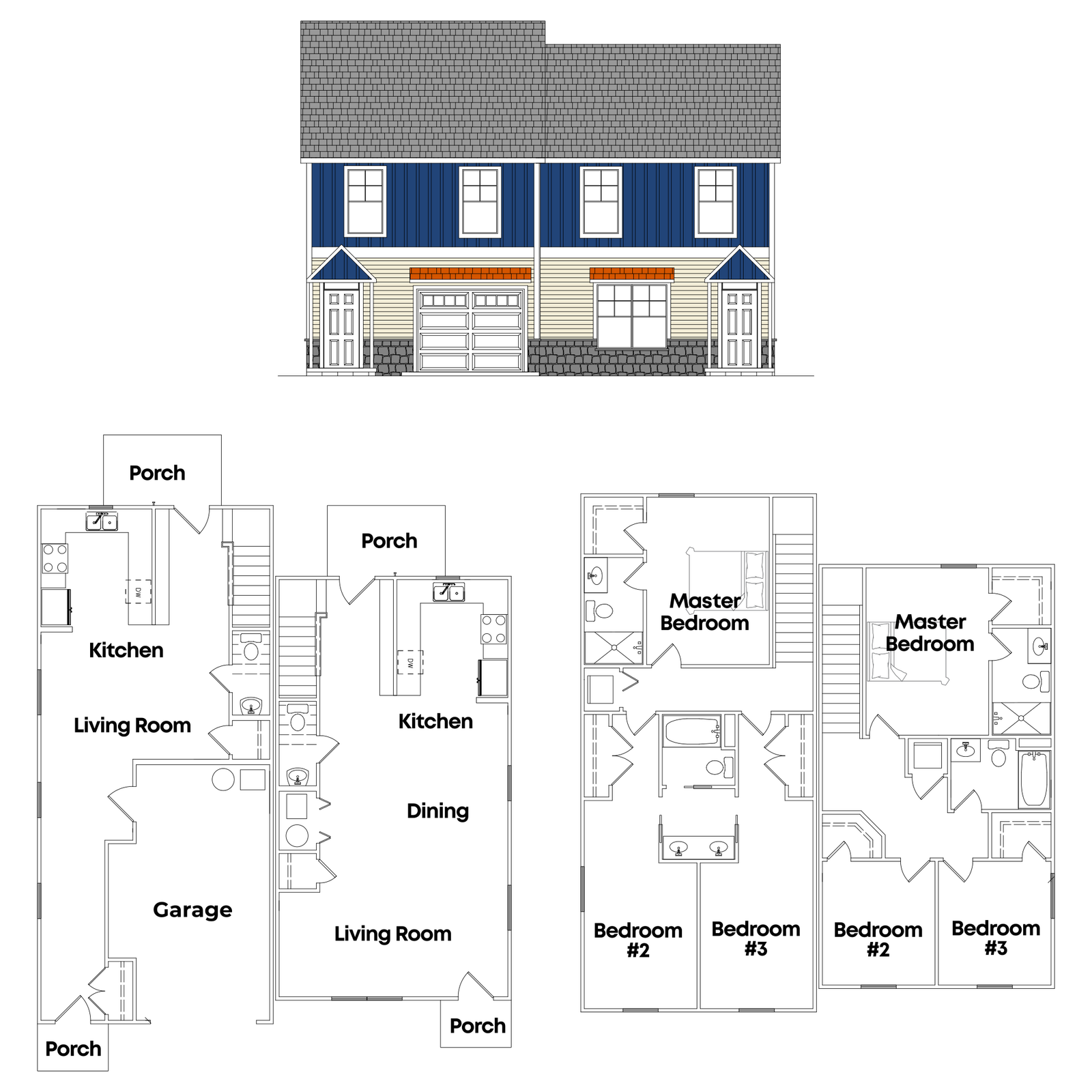 Townhome Paired